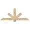 Ekena Millwork Kennewick Rough Sawn Timber Gable Bracket, Douglas Fir, 72"W x 30"H x 2"D x 6"F, 10/12 Pitch GBW072X30X0206KEN00RDF - alternate 1